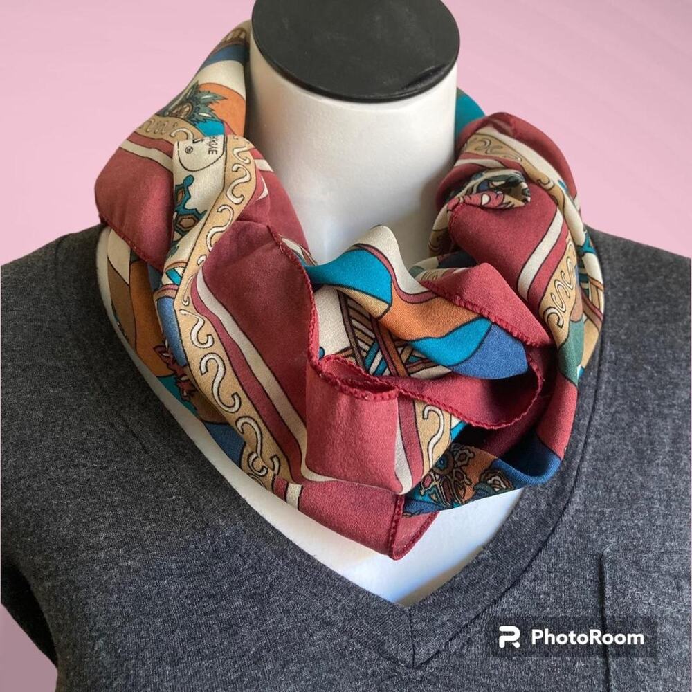 brilliant colored scarf